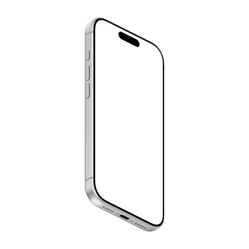 iPhone 17 Pro mockup silver bottom right