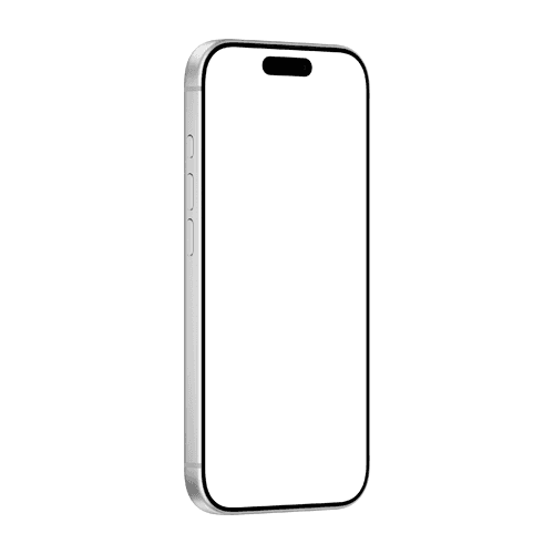 iPhone 17 Pro mockup silver right
