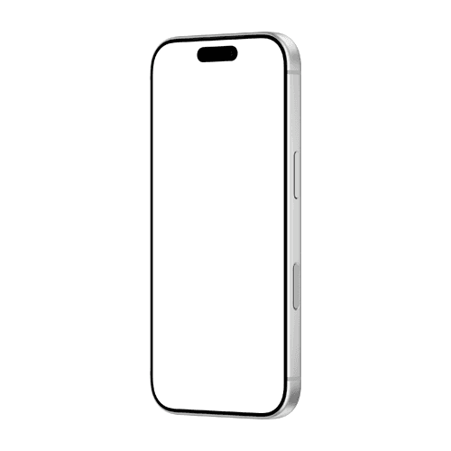 iPhone 17 Pro mockup silver left