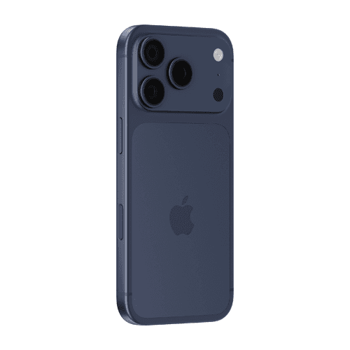 iPhone 17 Pro mockup deep blue back