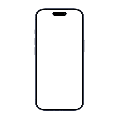 iPhone 17 Pro mockup deep blue front