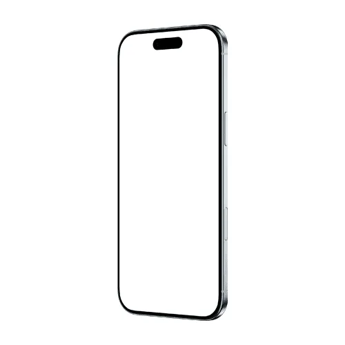 iPhone Air mockup sky blue left