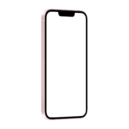 iPhone 17e pink mockup right side