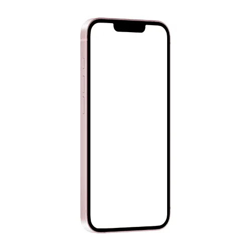 iPhone 17e pink mockup right side