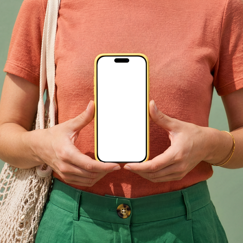 Hands Holding an iPhone 17 Pro