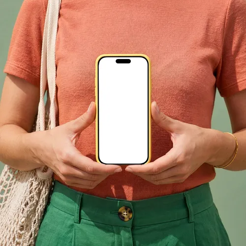 Hands Holding an iPhone 17 Pro