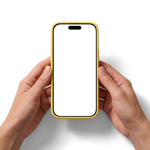 Two Hands Holding iPhone 17 Pro Mockup
