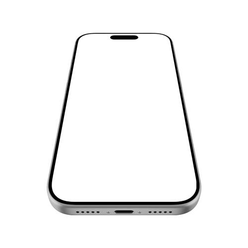 iPhone 17 Pro Mockup from a Bottom-Up View