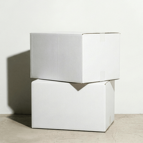 Corrugated Cardboard Boxes Mockup
