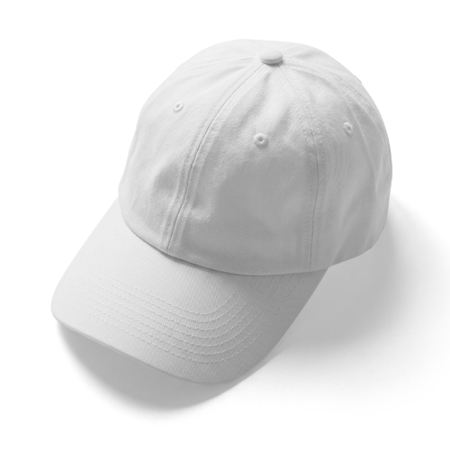 White Baseball Cap Mockup