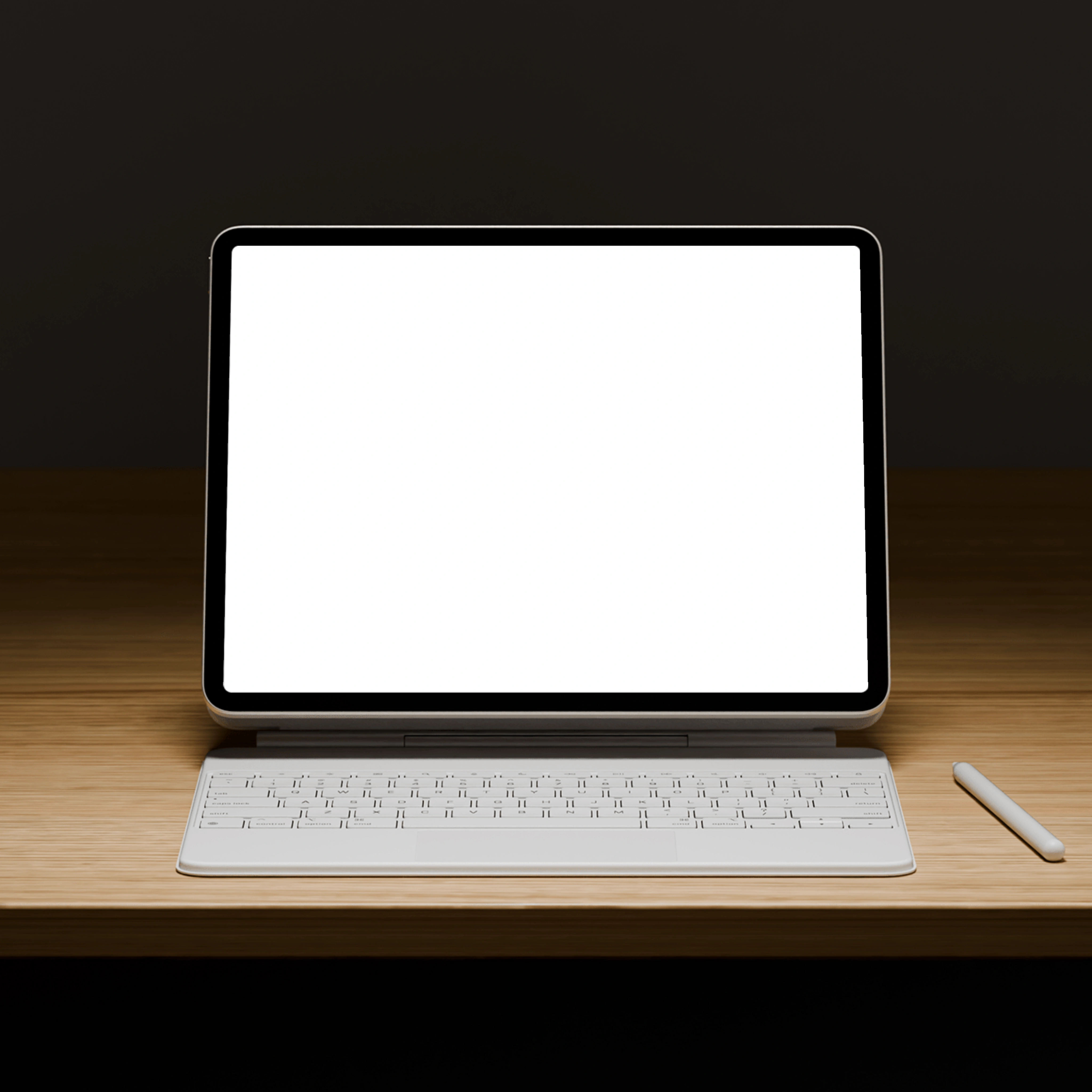 iPad Air 13 inch on Wooden Desk