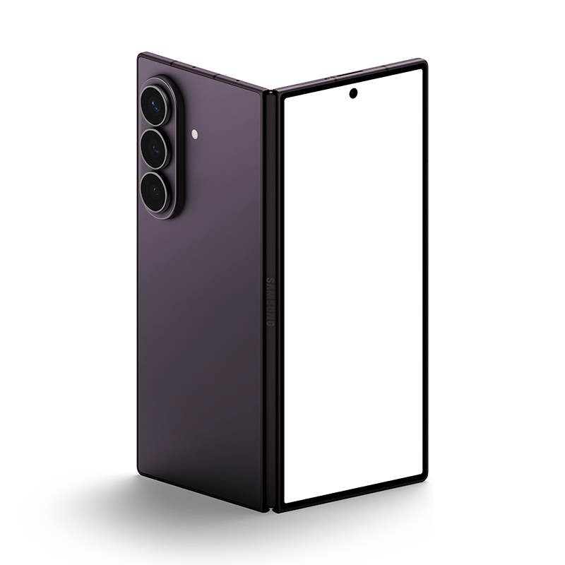 Galaxy Z Fold8 Ultra Mockup Open Perspective