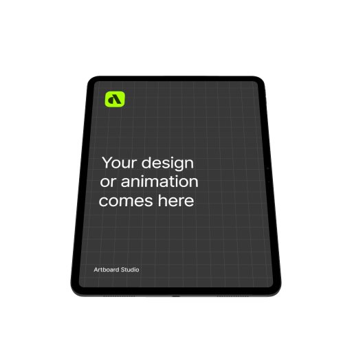 3D iPad Pro 13 inch Mockup 01