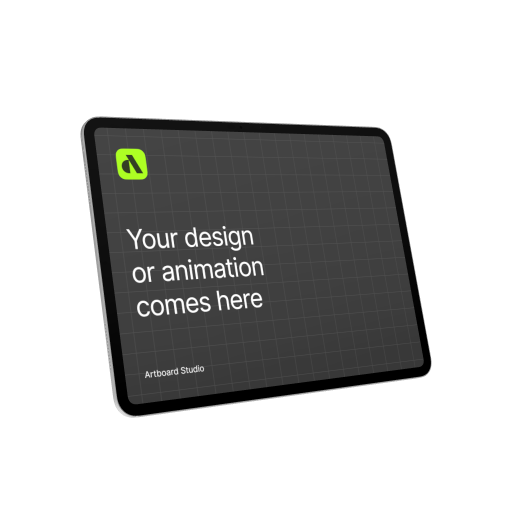 3D iPad Pro Mockup 02