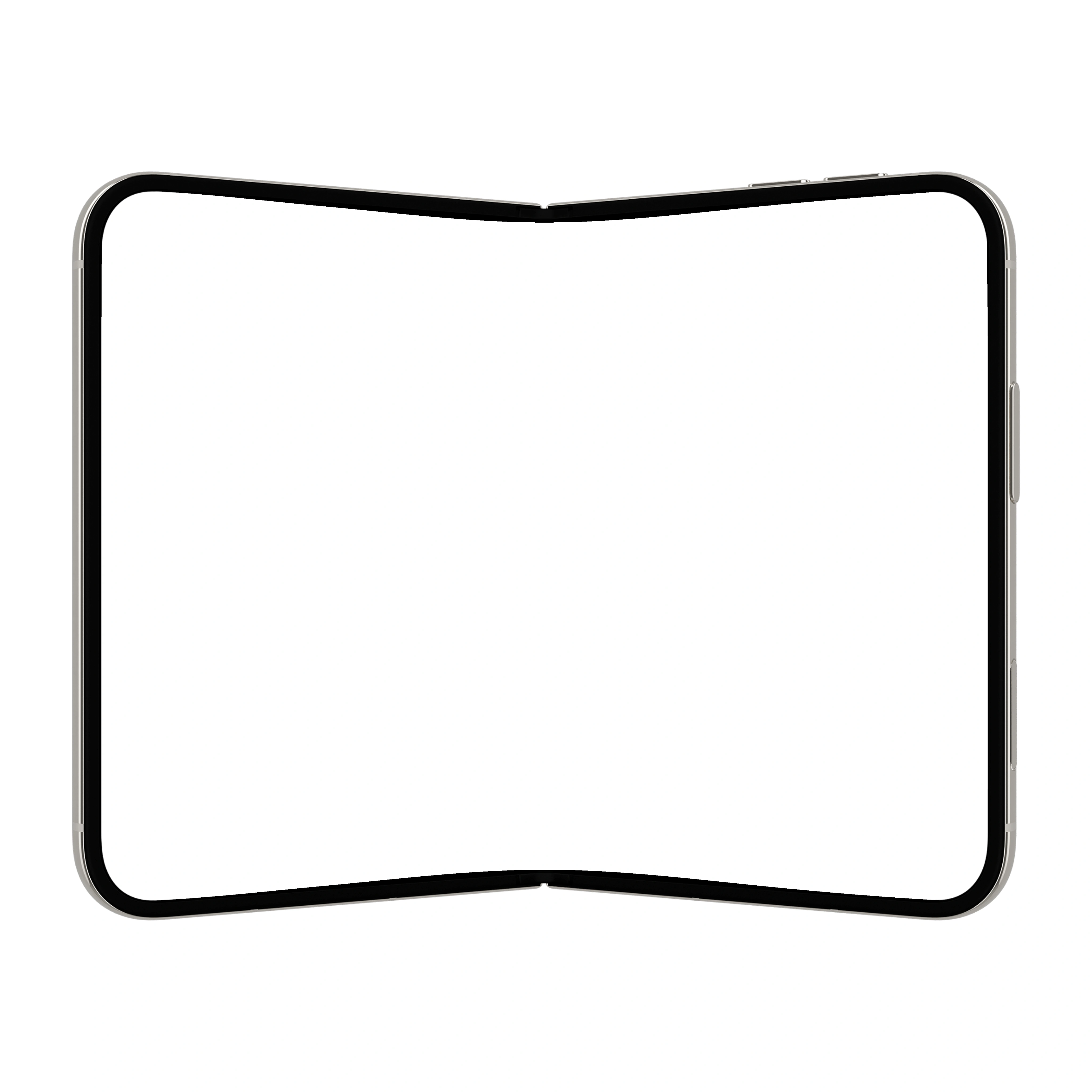 iPhone Duo Mockup Fold Inner Open Star White