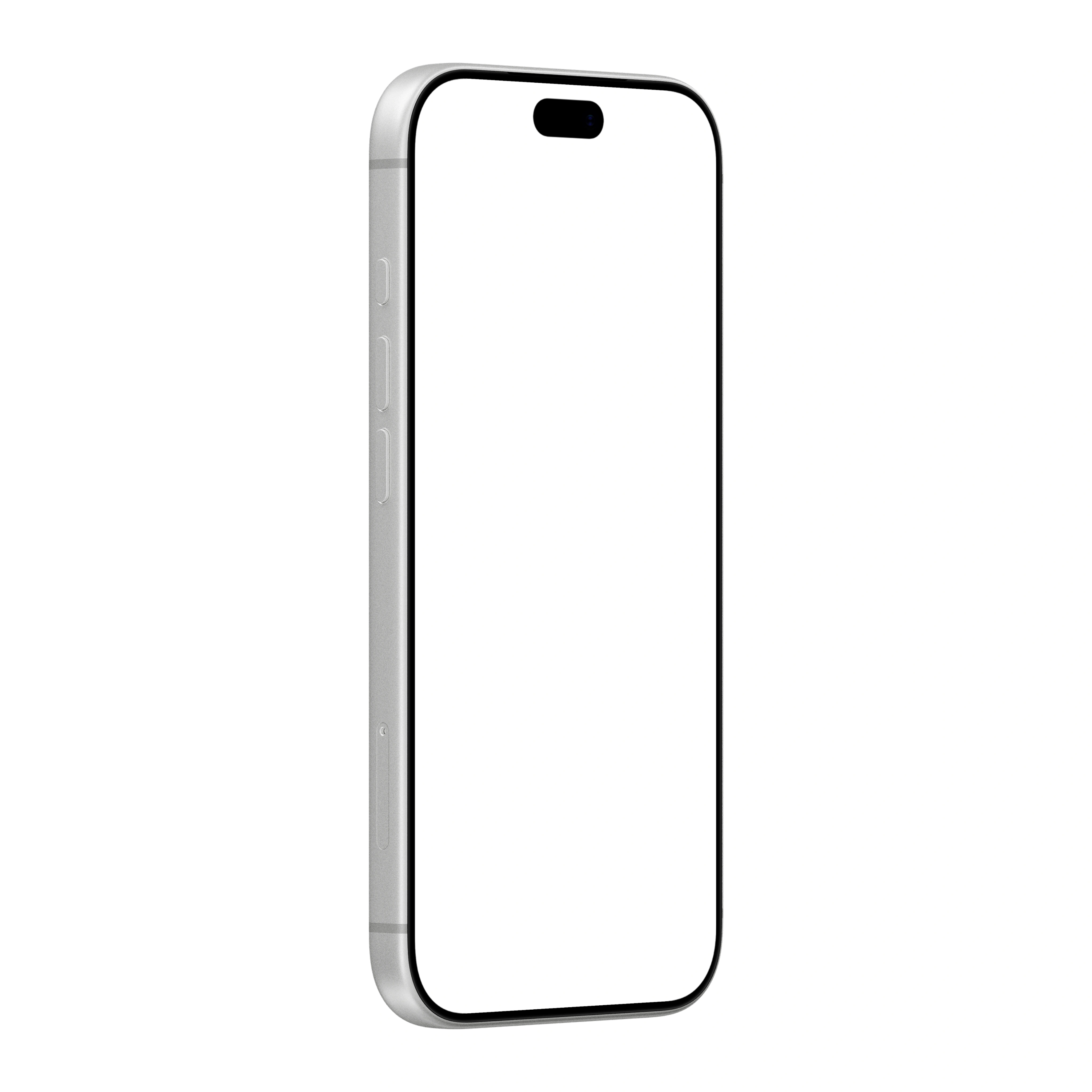 iPhone 18 Pro Mockup Silver Right