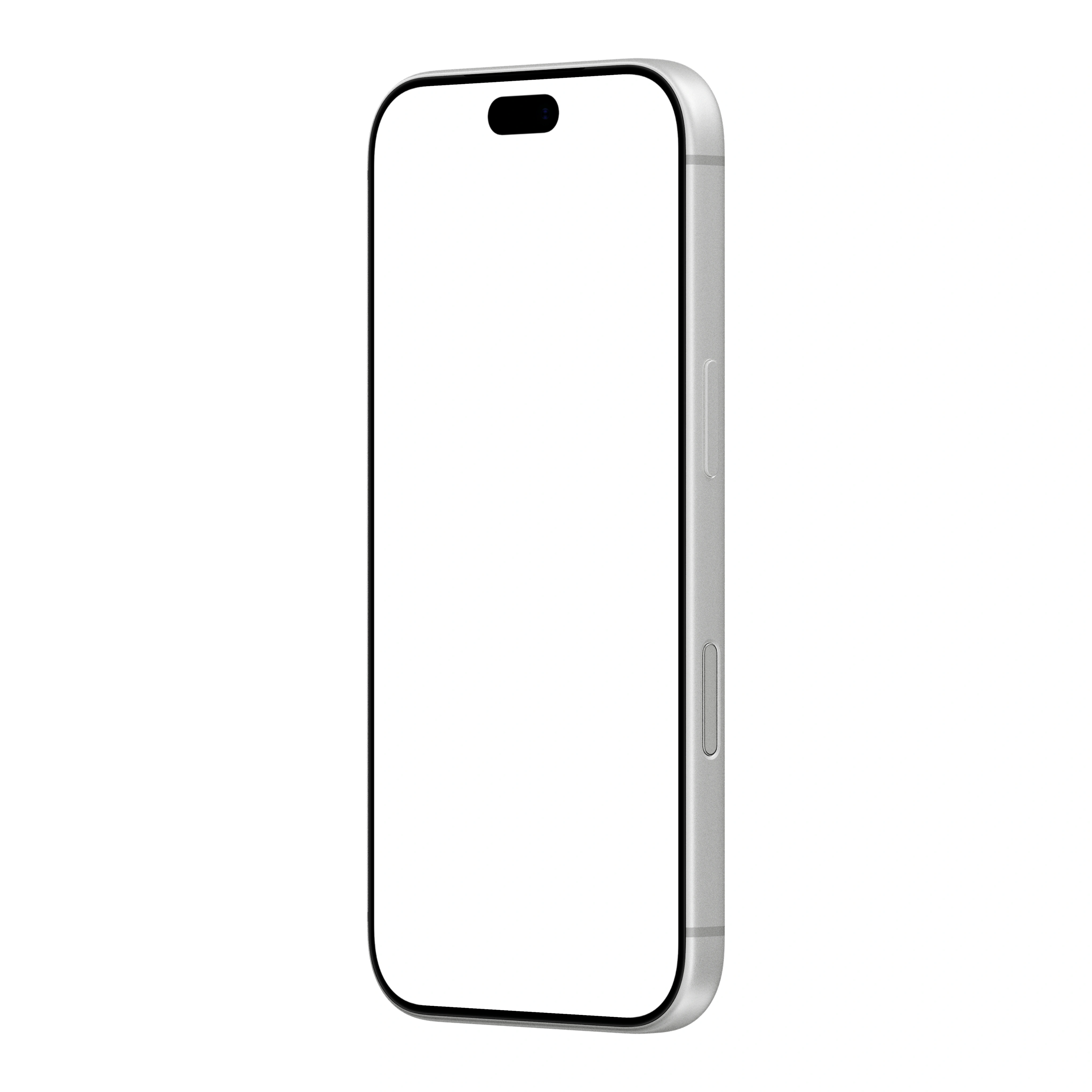iPhone 18 Pro Mockup Silver Left