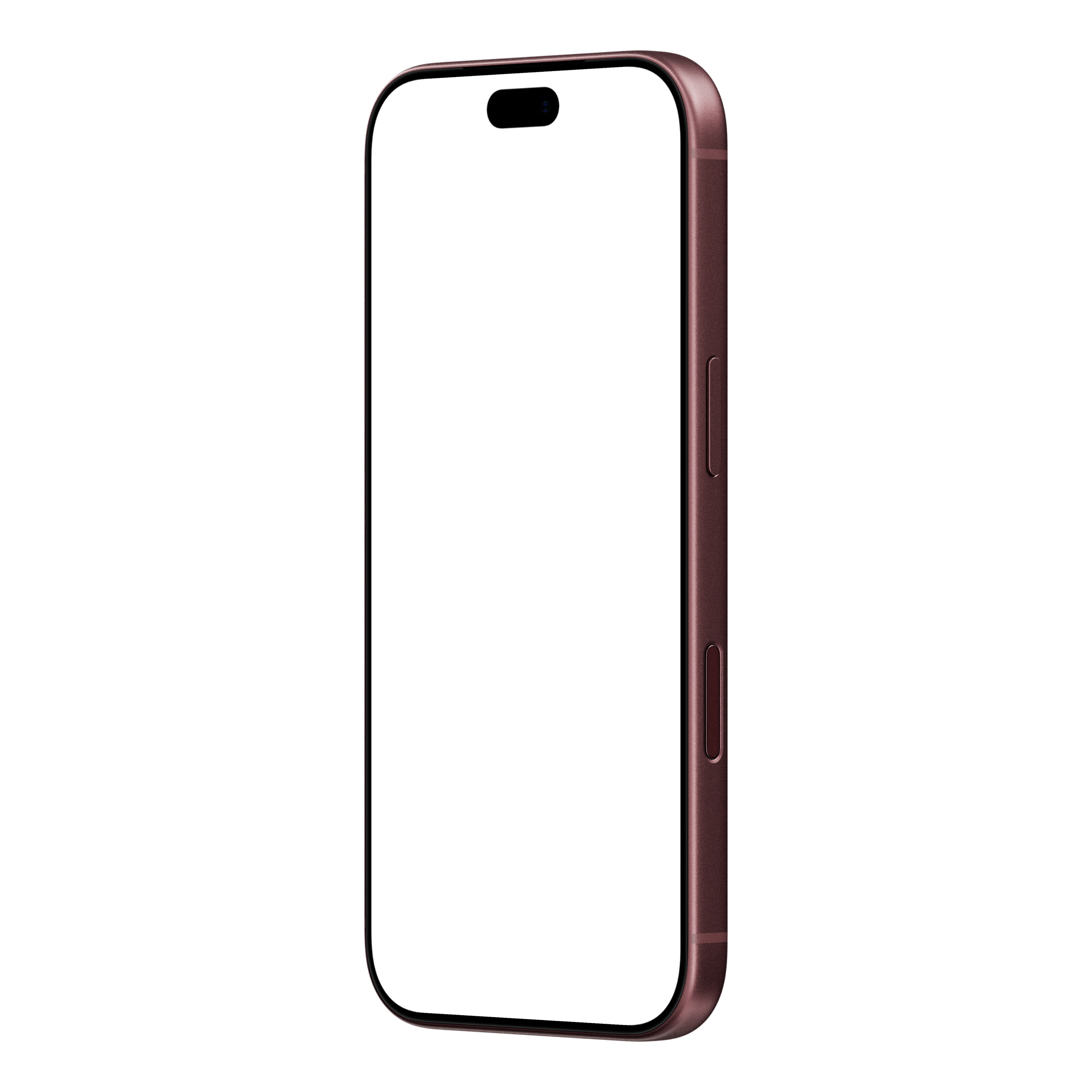 iPhone 18 Pro Mockup Burgundy Left