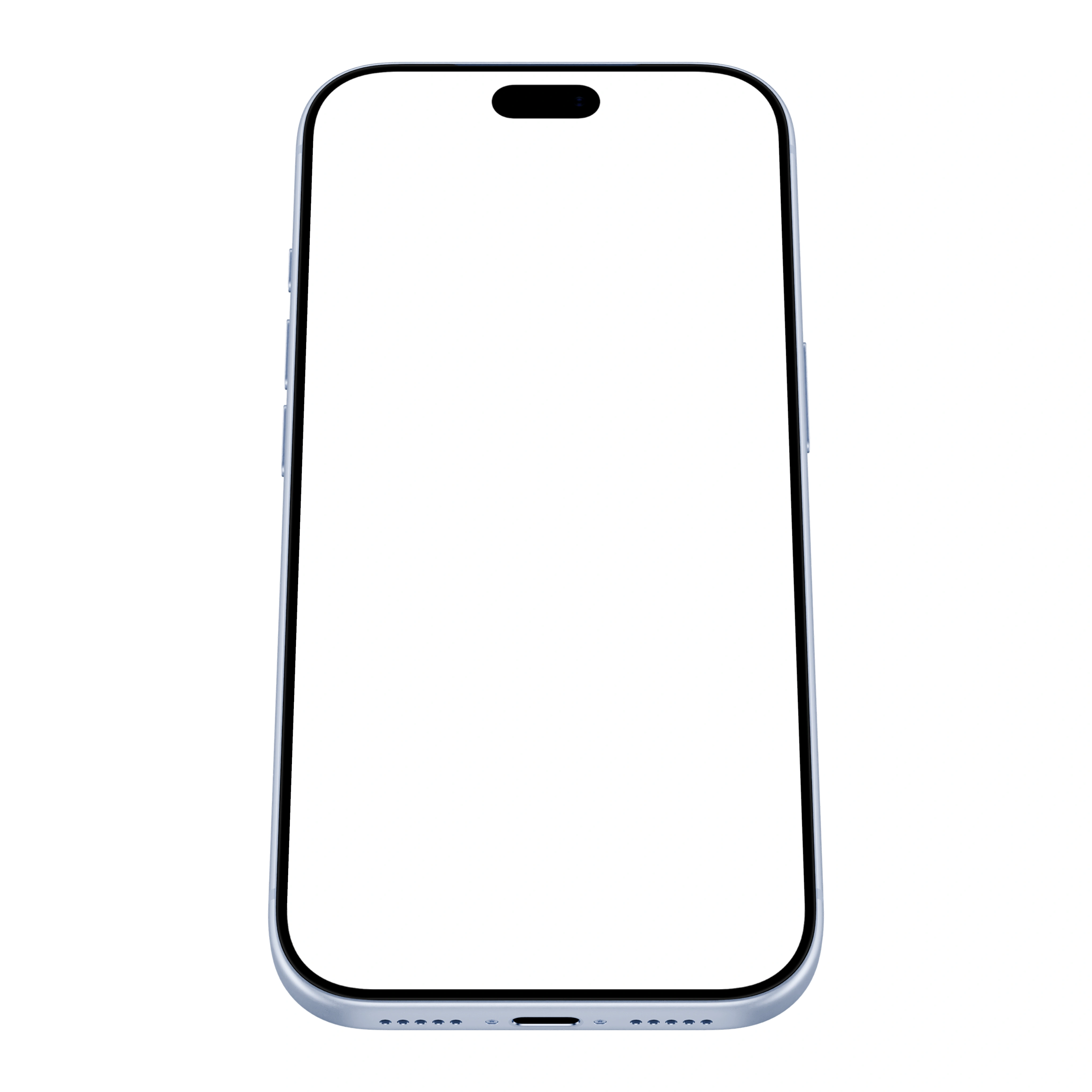 iPhone 18 Pro Mockup Glacier Angled Front