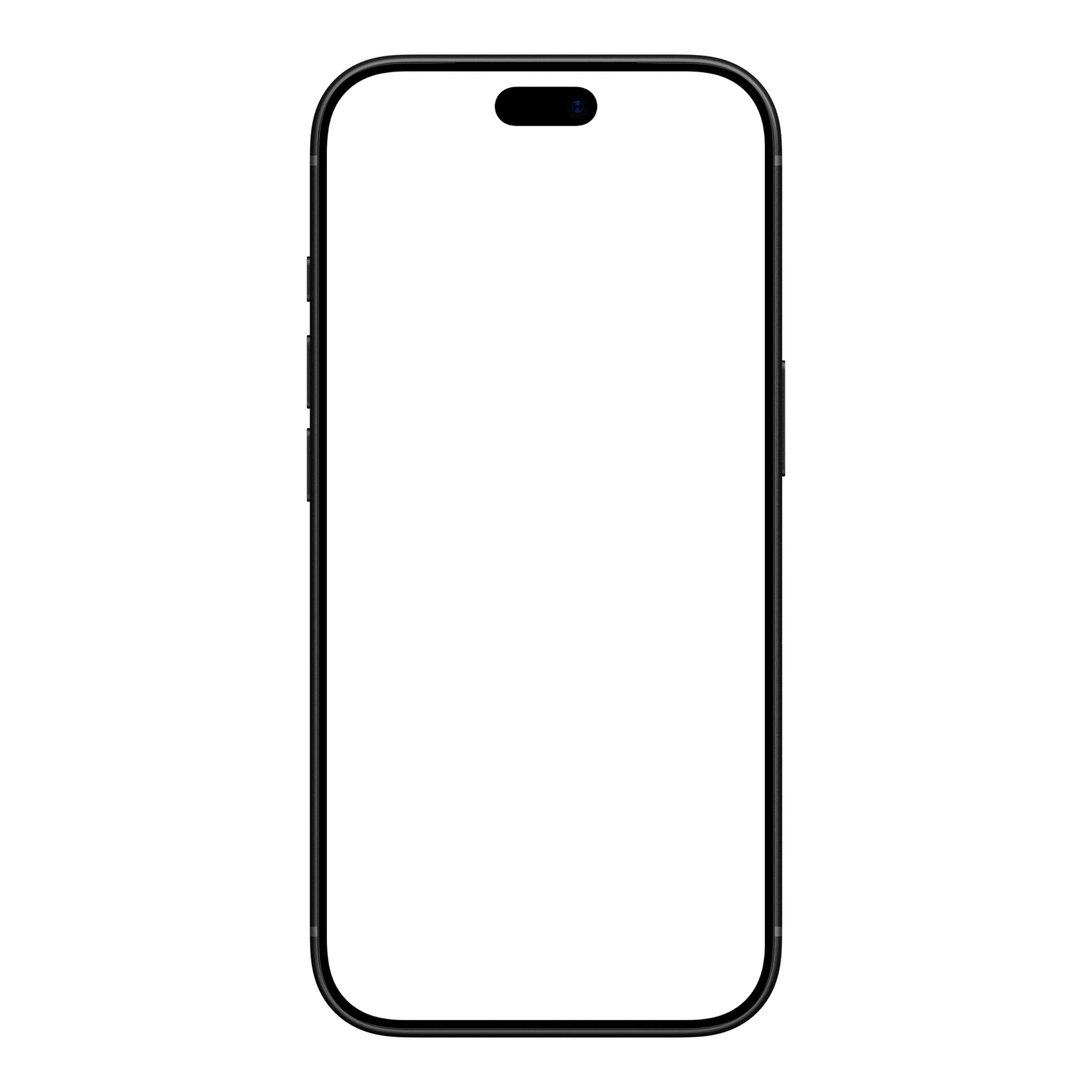 iPhone 18 Pro Mockup Black Portrait