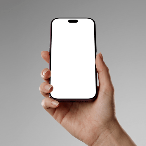 Hand Holding iPhone 18 Pro Mockup