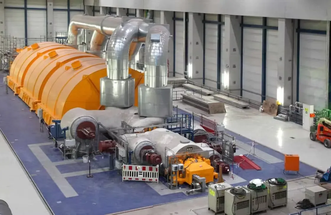 Steam turbine installed in a petrochemical plant