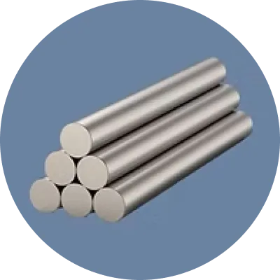 Titanium aerospace alloy rod stack