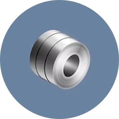 Nickel aerospace alloy coil