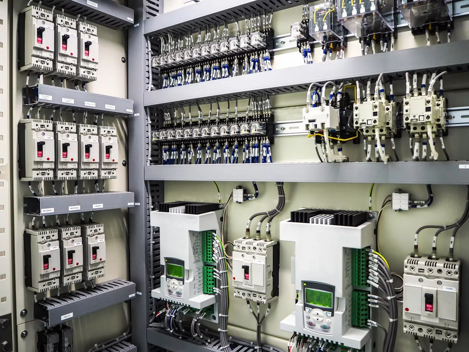 Industrial electrical control panel