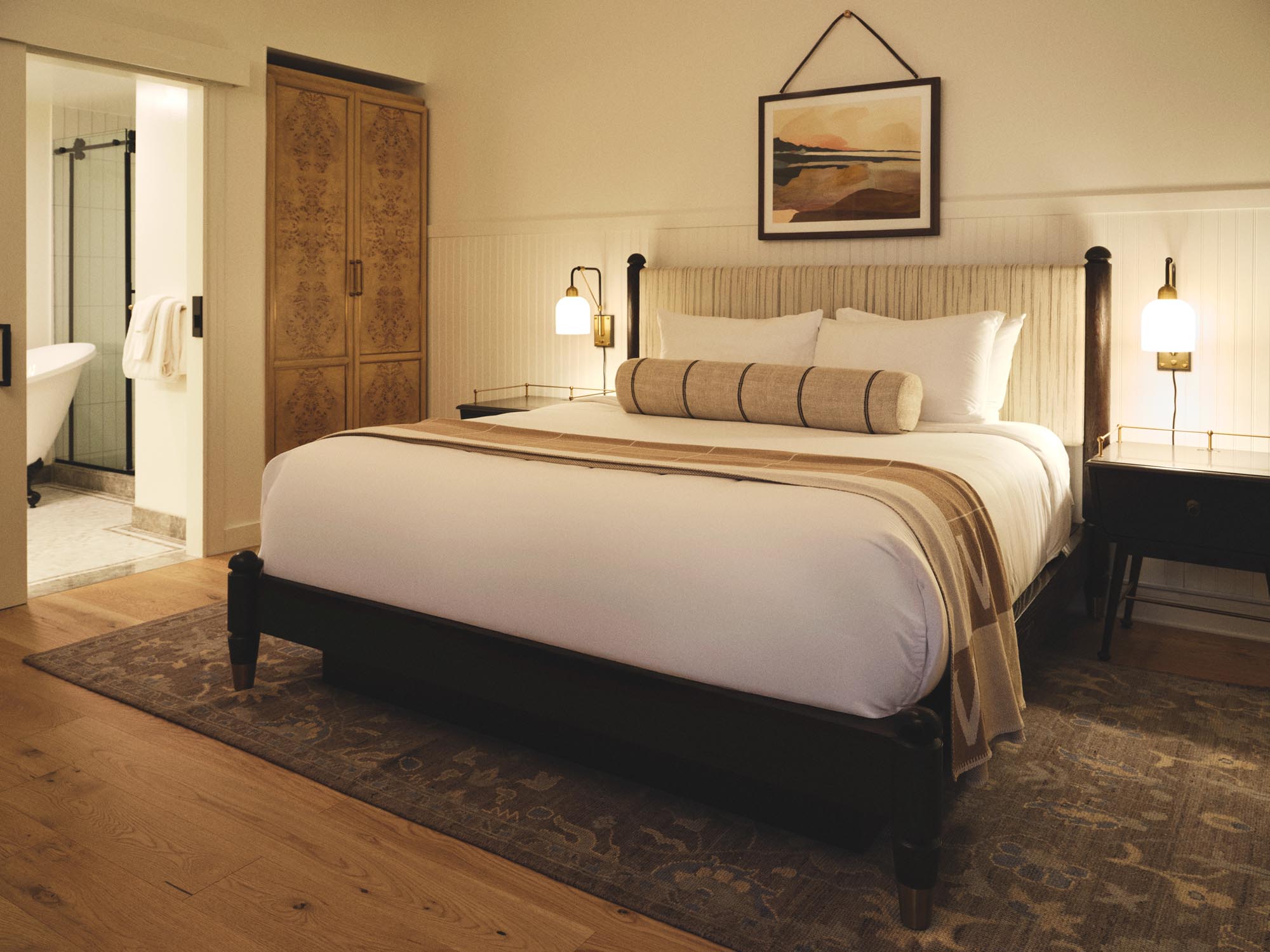 Elegant guest suite interior at Hotel Viking in Newport, Rhode Island