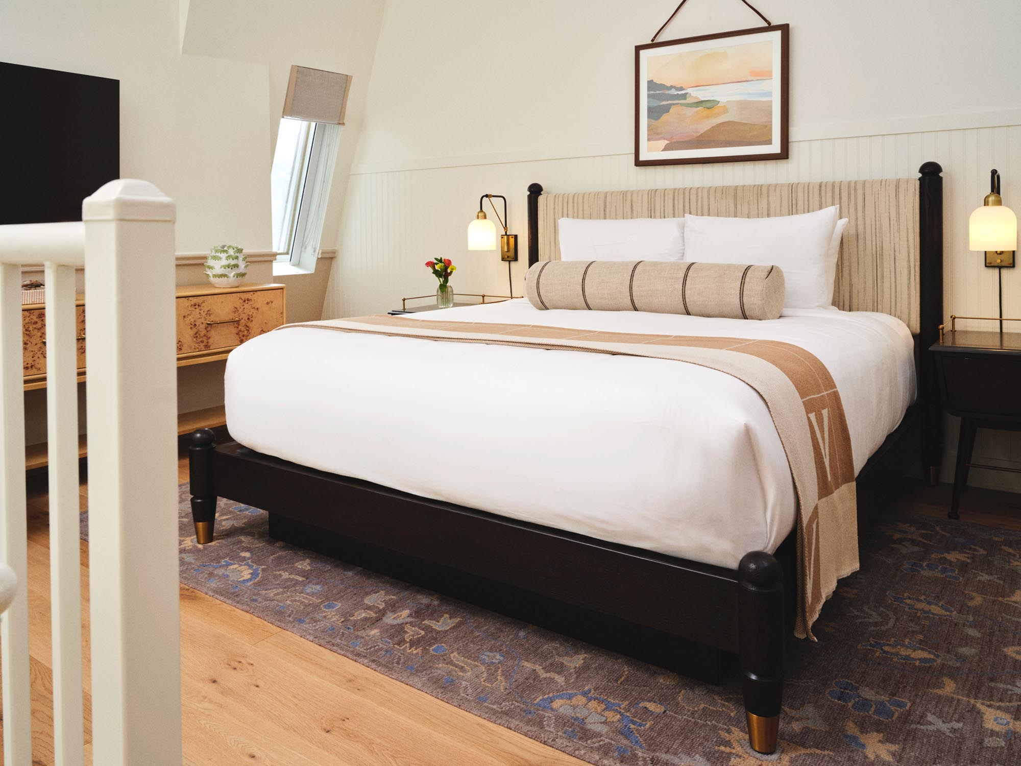 Elegant guest suite interior at Hotel Viking in Newport, Rhode Island