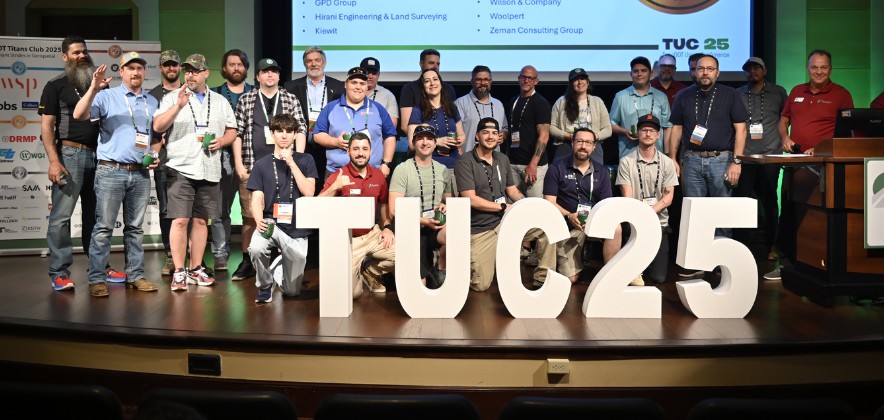 TopoDOT Users Conference Attendees on Stage