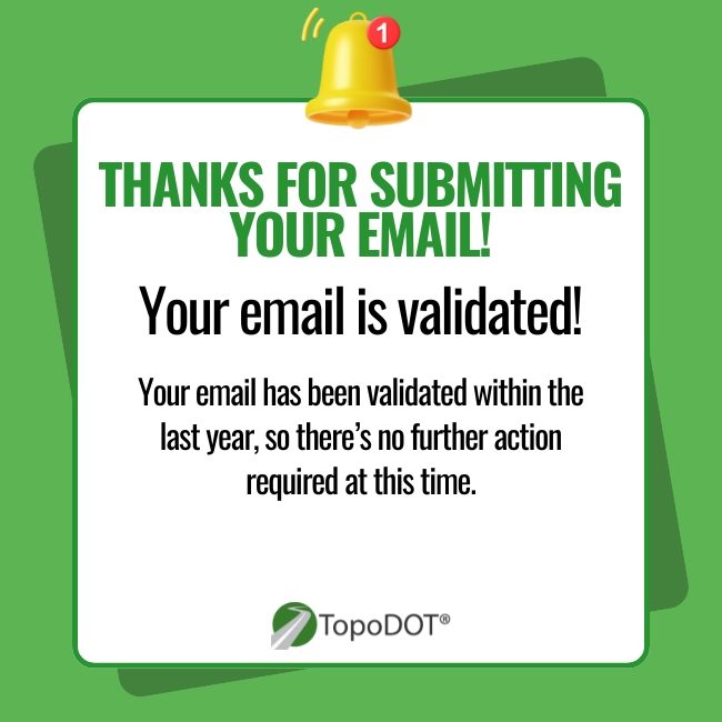 Your email is validated!