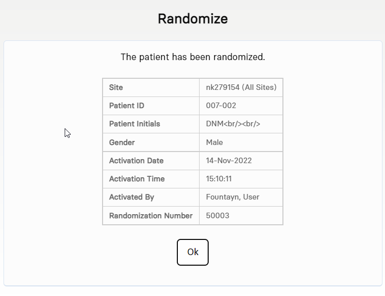 Fountayn RTSM, Randomization, Trial Supply Management