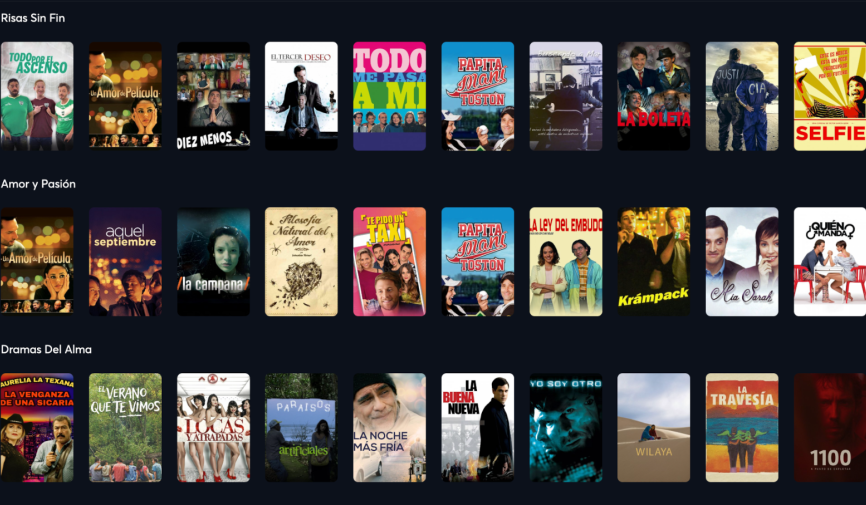 Imagen de series y pelis disponibles en FlixLatino