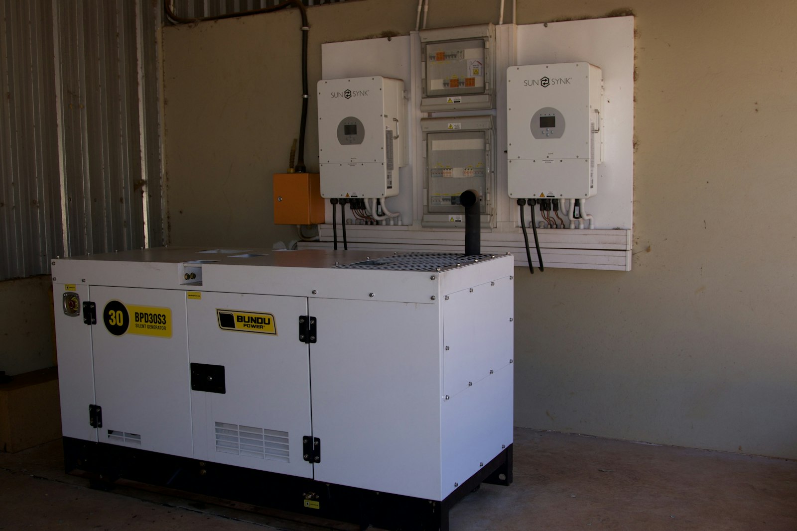 Whole-home standby generator installed outside a New Jersey residence