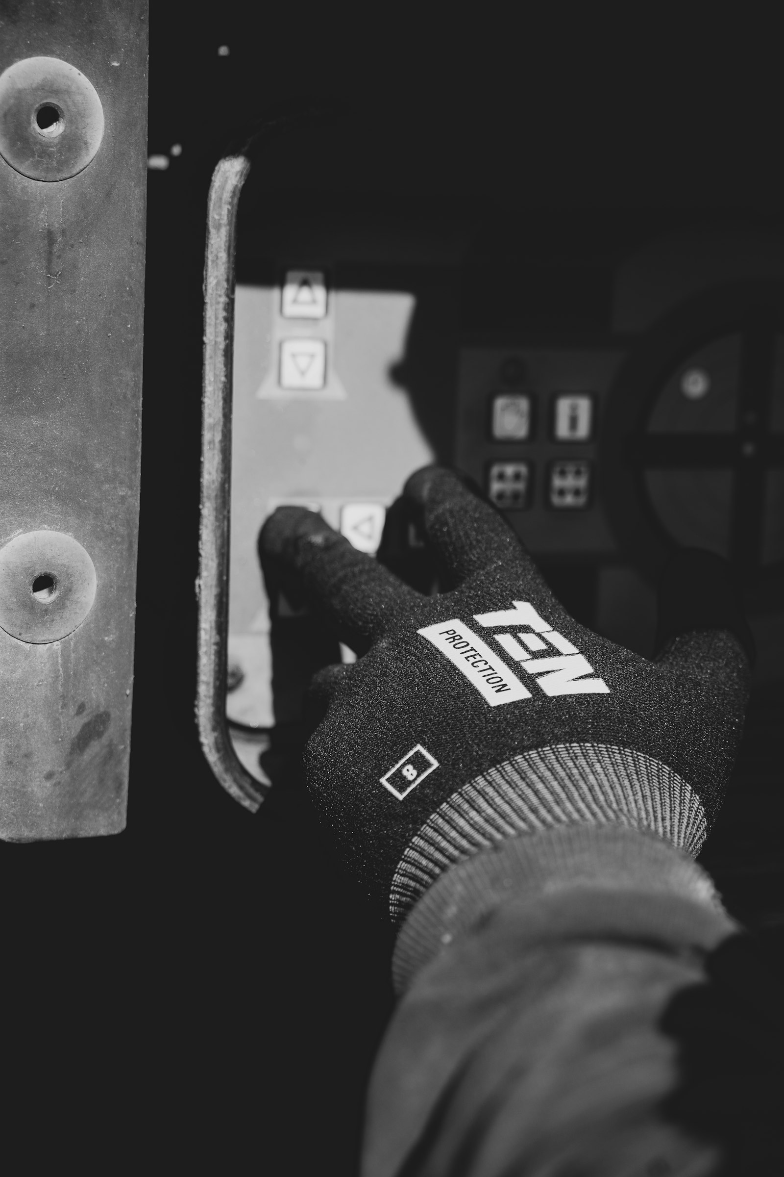 Emergency commercial electrical repair in progress