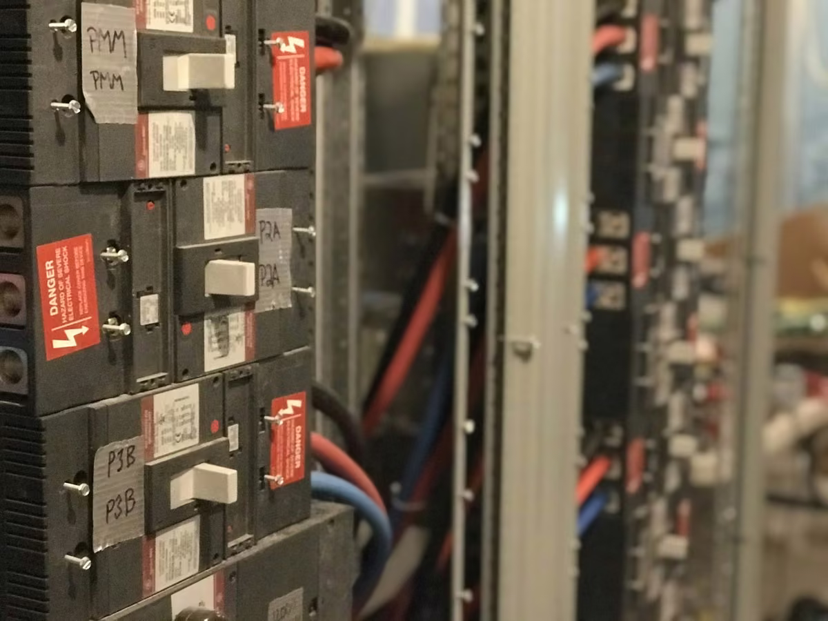 Whole-home surge protection device installed on a residential electrical panel