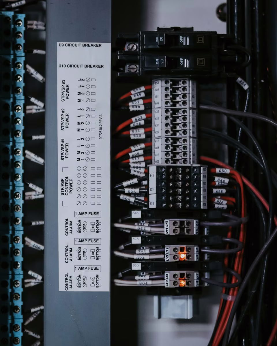 Electrician upgrading a residential electrical panel