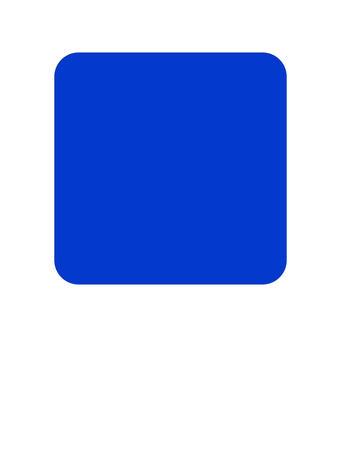 Illustration of a man and a woman sitting at a table, each working on a laptop, surrounded by abstract colorful shapes.