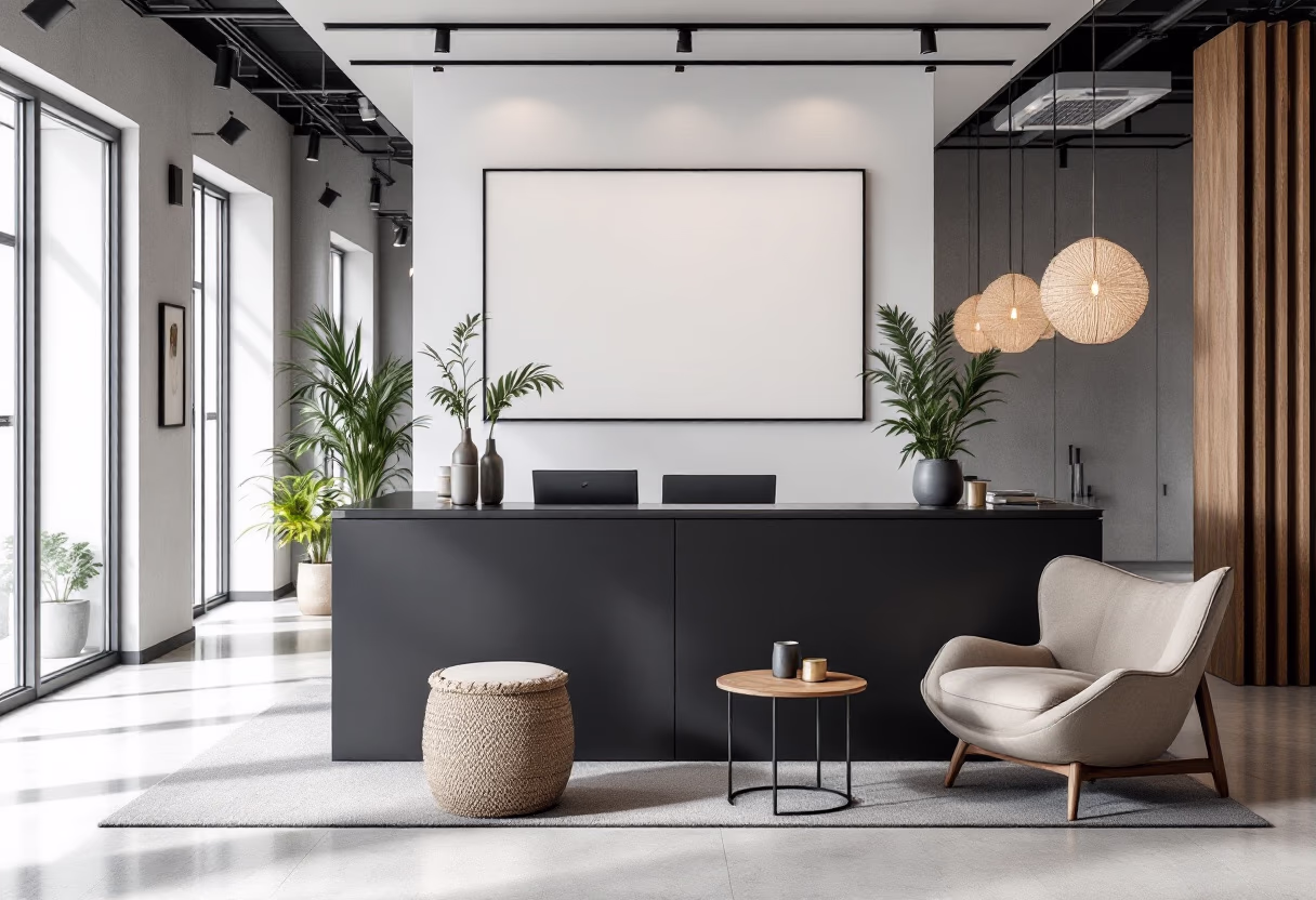 image of membership signup area (for a gym)