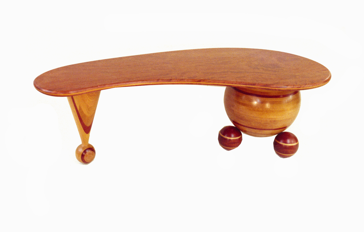 Green Desk commissioned by Alan Green by Stephen Robin Woodworking