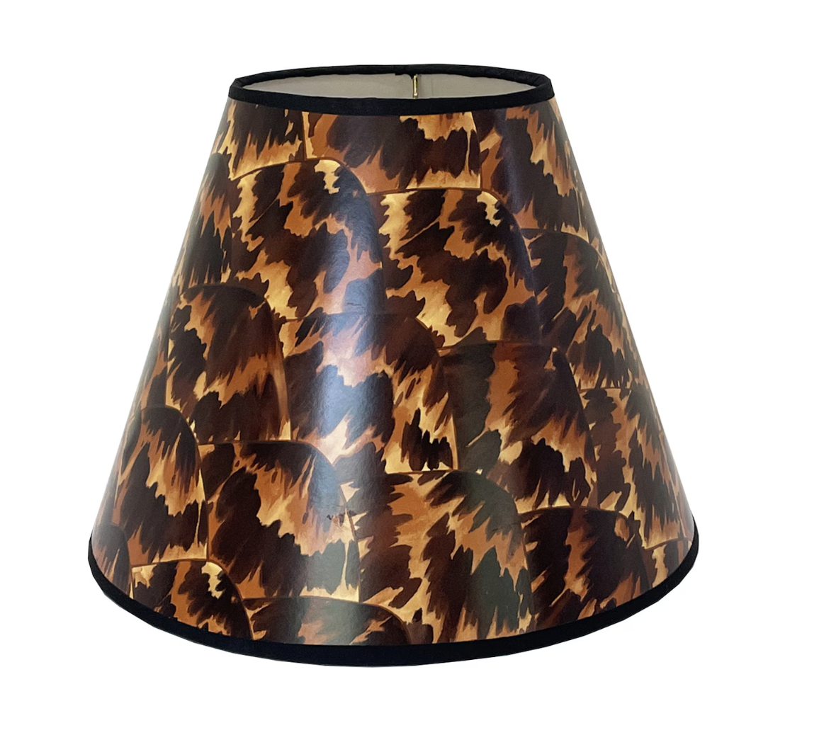 Designer Tortoiseshell Paper Lamp Shade