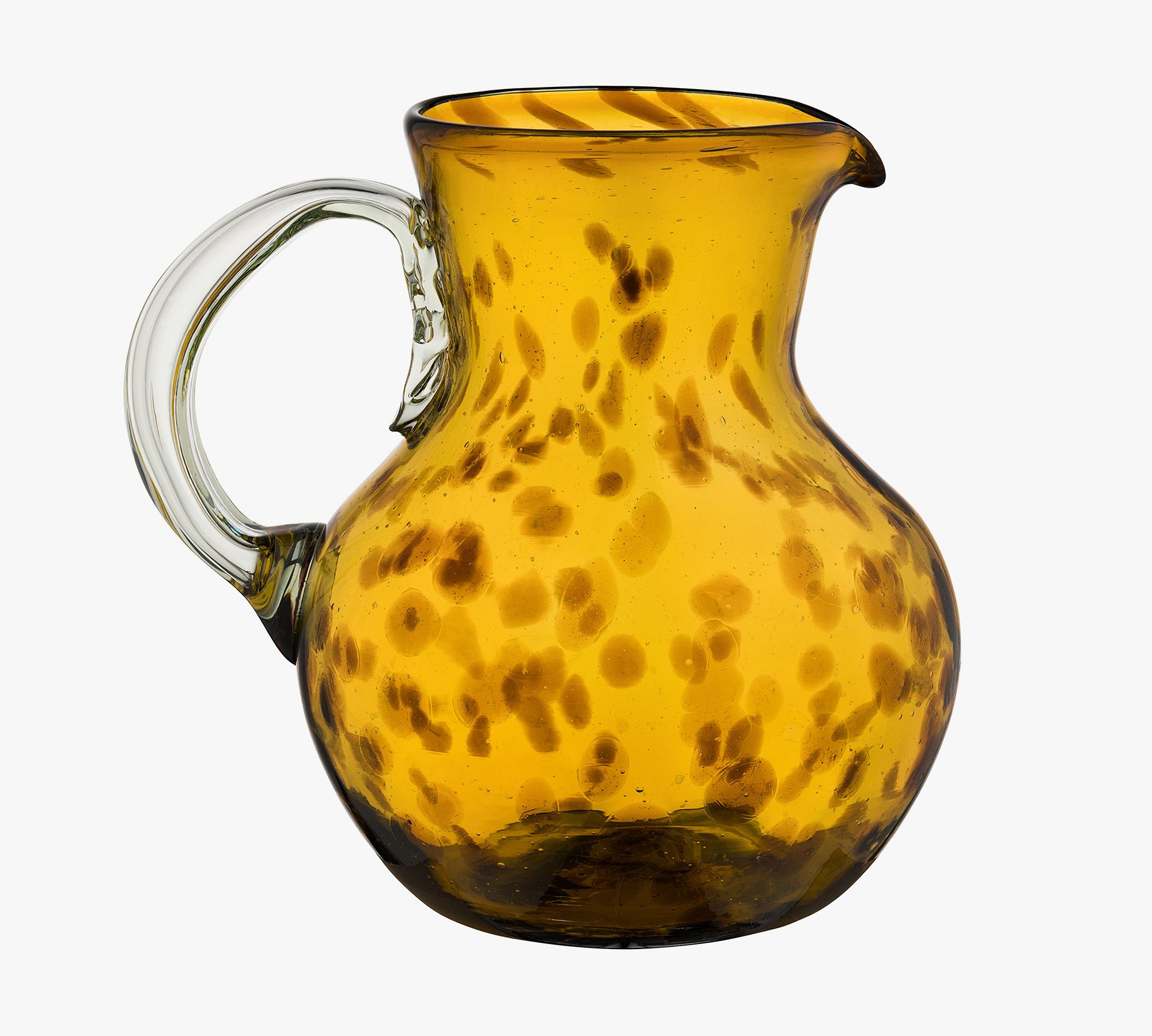 Pottery Barn Tortoise Recycled Pitcher