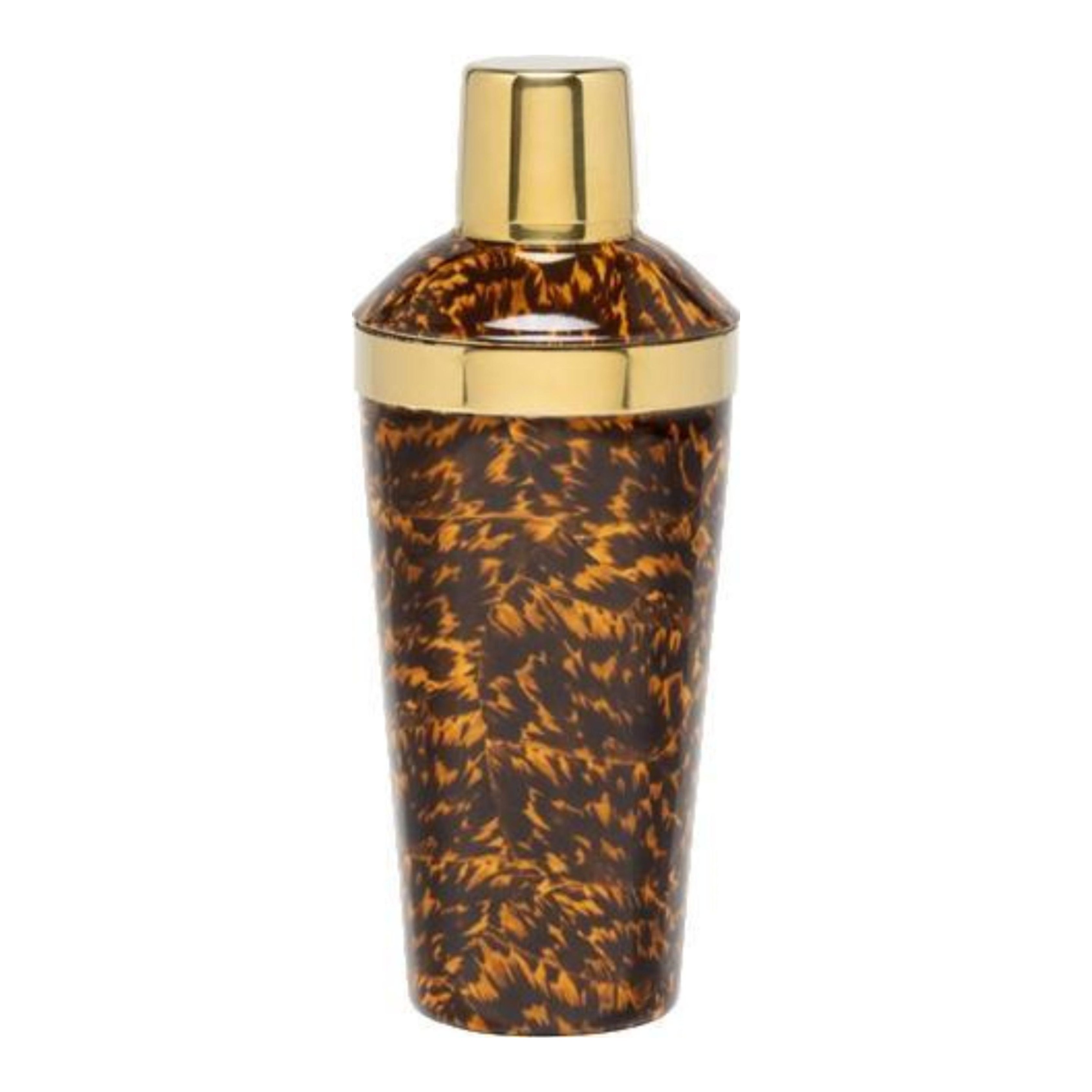 Maximilian Faux Tortoise Cocktail Shaker
