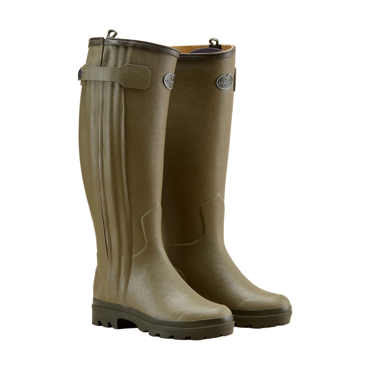 Le Chameau Chasseur Leather Lined Wellington Boot