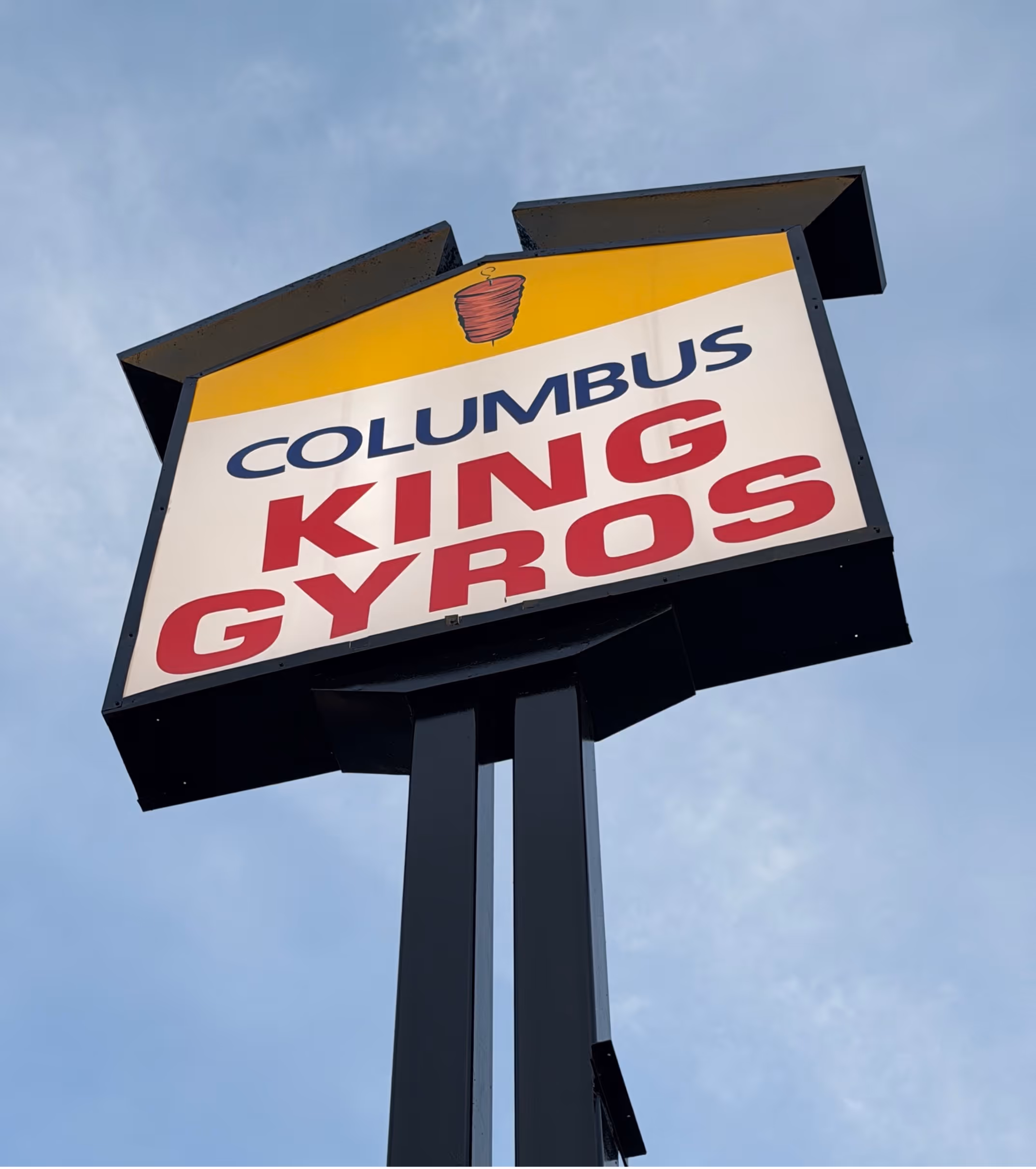 Columbus King Gyros Sign