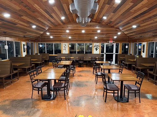 A picture of the inside of columbus king gyros