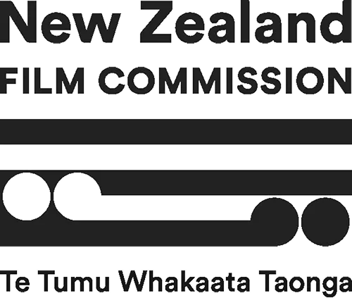 New Zealand Film Commission logo with Maori text Te Tumu Whakaata Taonga below.