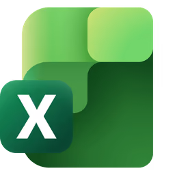 Microsoft Excel application icon with a stylized green X on a green background.